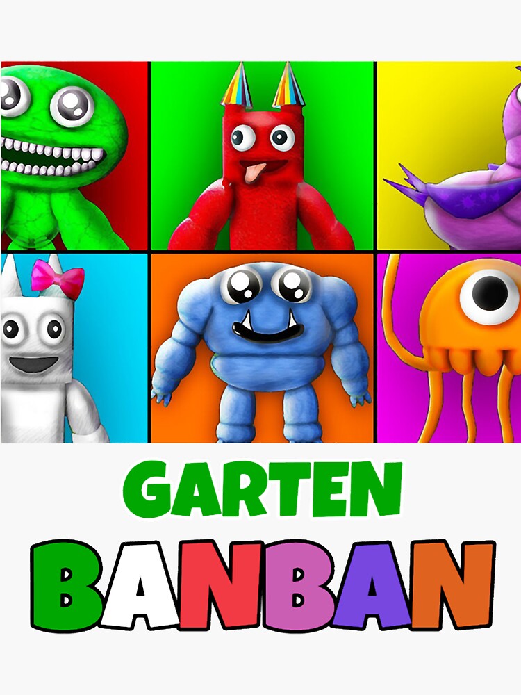 Garten of Banban Characters Nabnab Sticker for Sale by zaannaolep