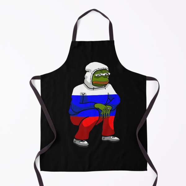 Item preview, Sad Russian Pepe Squatting designed and sold by Slav-Art.