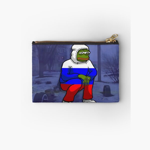 Item preview, Sad Russian Pepe Squatting designed and sold by Slav-Art.