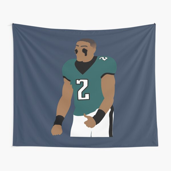 DeVonta Smith Football Edit Tapestries Eagles - Devonta Smith