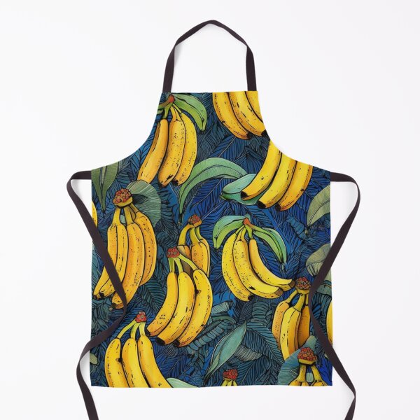 Item preview, Vibrant Bananas and Leaves Pattern designed and sold by EpicFoxArt.