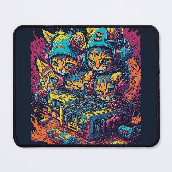 Item preview, Funny and explosive TNT Dj kittens . Cat lovers and Djs gifts. designed and sold by paulo silveira.