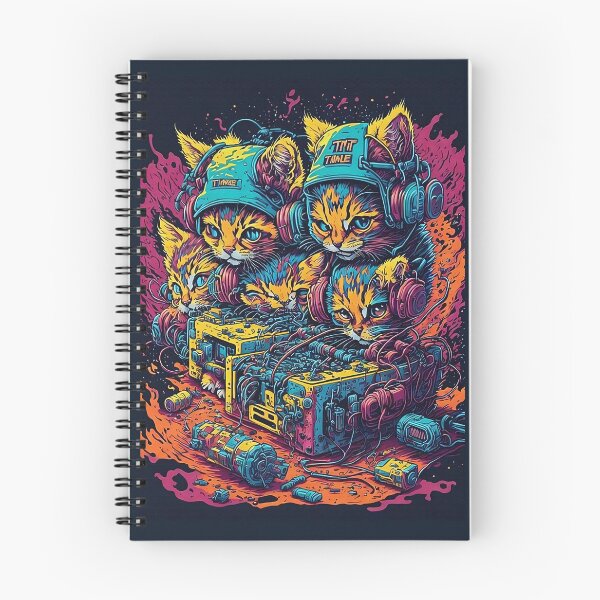 Item preview, Funny and explosive TNT Dj kittens . Cat lovers and Djs gifts. designed and sold by paulo silveira.
