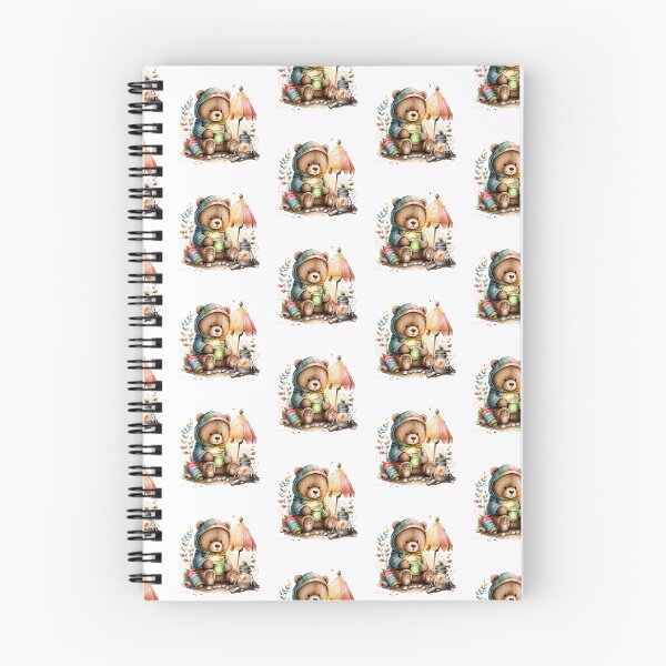 Item preview, Adventure Awaits Bear Camping Watercolor designed and sold by BobilandStore.