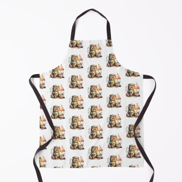 Item preview, Adventure Awaits Bear Camping Watercolor designed and sold by BobilandStore.