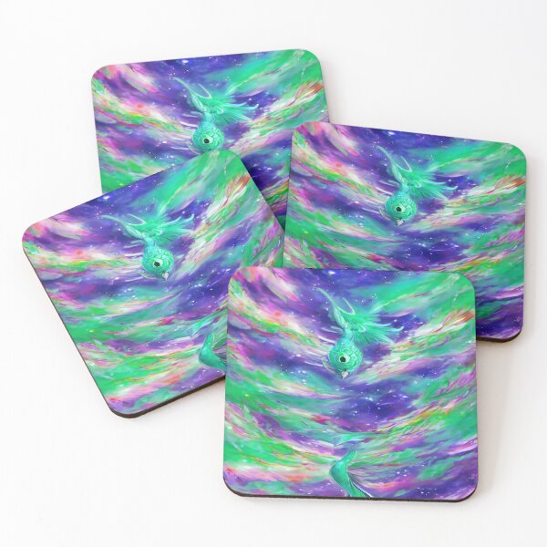 Item preview, Diving Bird Mint Abstract designed and sold by deniselynnimage.
