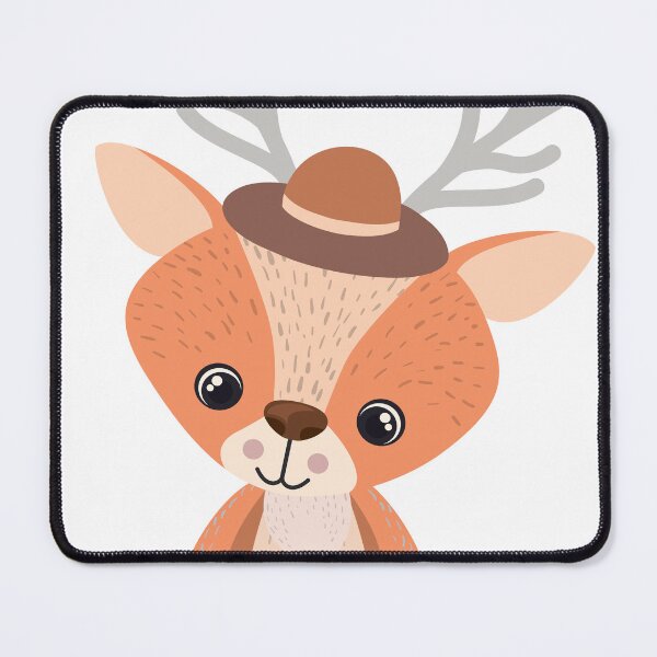 Item preview, Cute animals cute sambar deer with hat designed and sold by GSJGROUP.