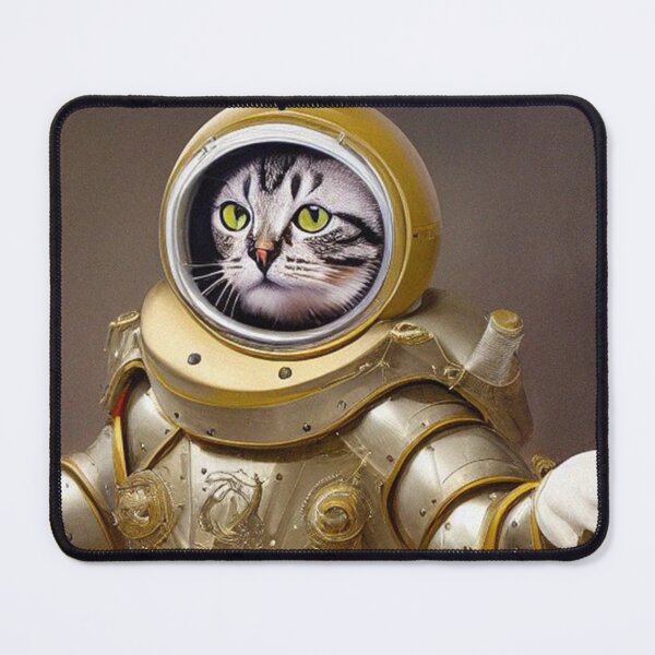 Item preview, cat in medical armor looking in camera designed and sold by LydiaCathery.