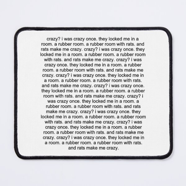 Item preview, crazy? i was crazy once designed and sold by bingo-.