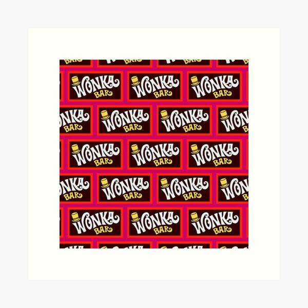 Wonka Bar Chocolate Gold Ticket Candy Sweets Photographic Print for Sale  by Amalia90