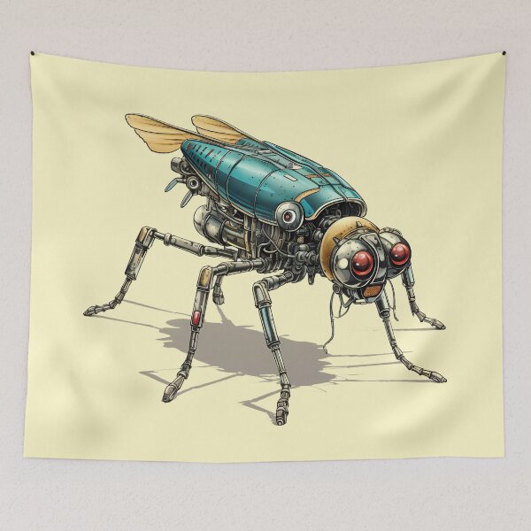 Item preview, Robotic atompunk fly 3 designed and sold by angelf891.