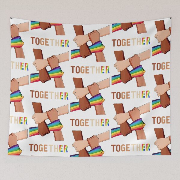 Item preview, PRIDE DAY “TOGETHER” designed and sold by Sassysue72.