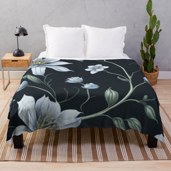 Item preview, White Apple Flower Patterns designed and sold by CASUALURBAN.