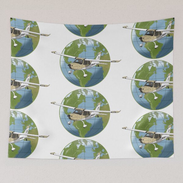 Item preview, Sling High Wing Airplane Aroung the world @the_candourist designed and sold by Michael Garber.