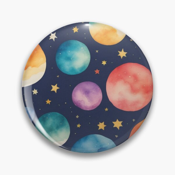 Item preview, Watercolor Planets Print designed and sold by magicwillow.
