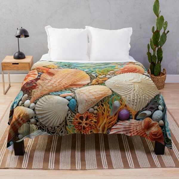 Item preview, Underwater Summer Sea Shells designed and sold by EpicFoxArt.