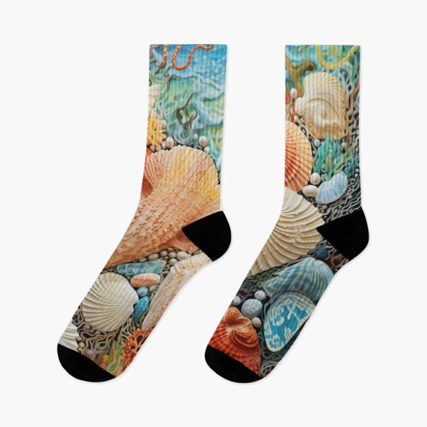 Item preview, Underwater Summer Sea Shells designed and sold by EpicFoxArt.
