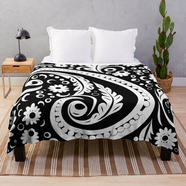 Item preview, Black and White Paisley Design designed and sold by Artbyminga.