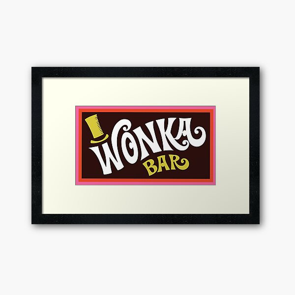 Willy Wonka  Framed Art Print for Sale by -Koleidescope