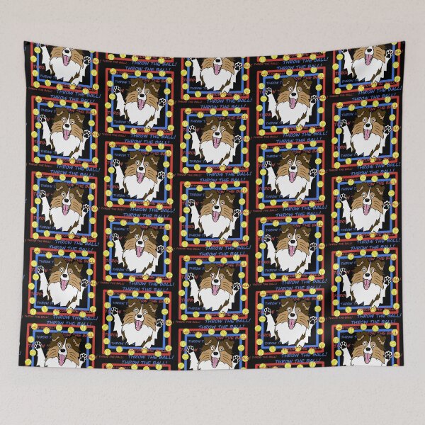 Item preview, Throw The Ball Sable Sheltie! designed and sold by Justbijou.