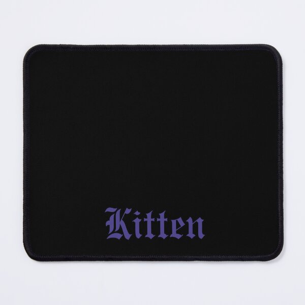 Item preview, Kitten Text Dark Slate Blue Purple designed and sold by Ninjakandy.