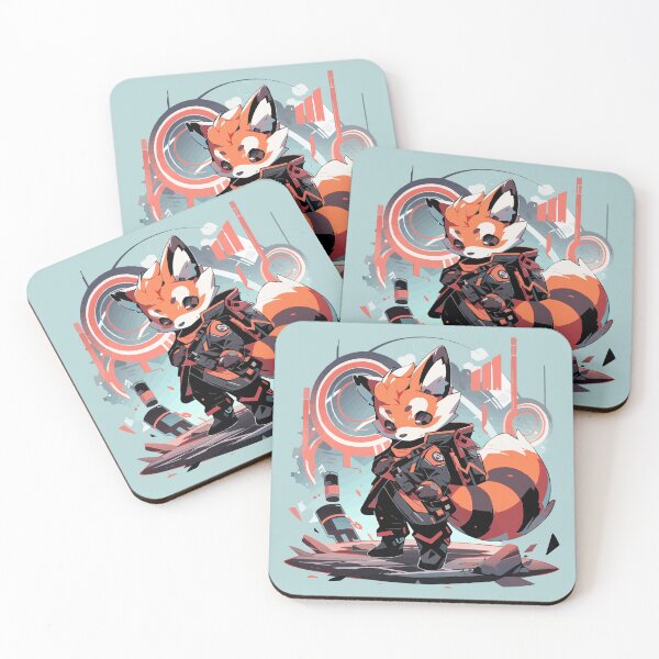 Item preview, Cyber punk red panda designed and sold by etherElric.