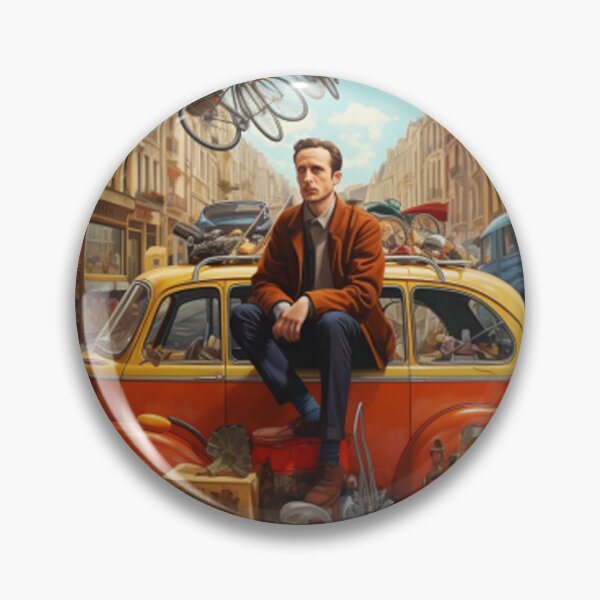 Item preview, actor the french dispatch with bicycle and cars 2 designed and sold by ericpartee.