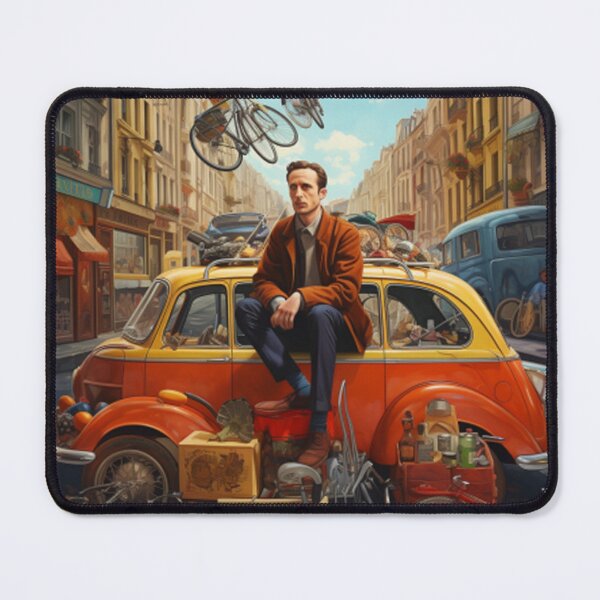 Item preview, actor the french dispatch with bicycle and cars 2 designed and sold by ericpartee.