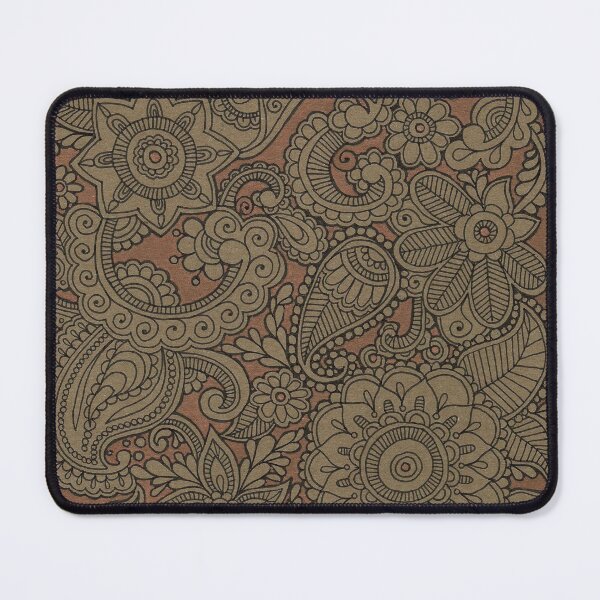 Item preview, Bronze Mendhi Doodle designed and sold by loveandtheart.