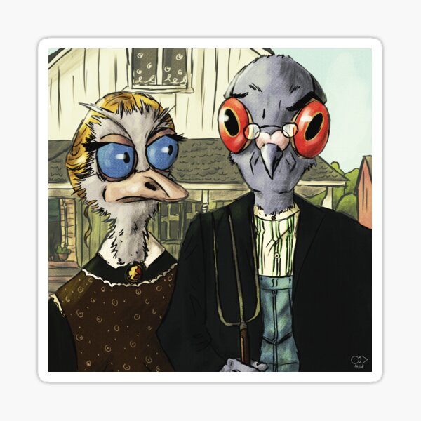 Item preview, american gothic designed and sold by AnaLoup.