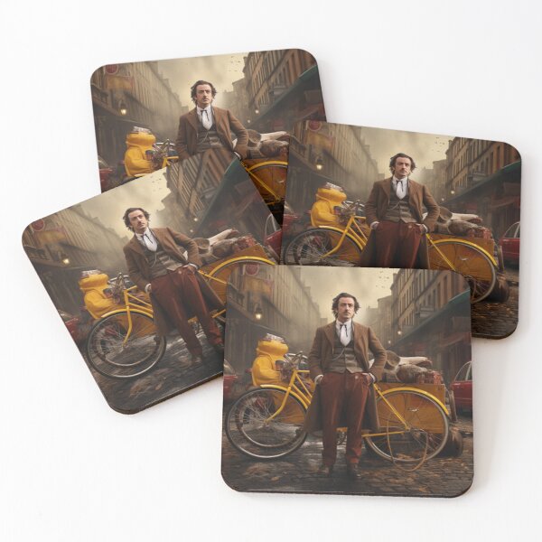 Item preview, actor the french dispatch with bicycle and cars 3 designed and sold by ericpartee.