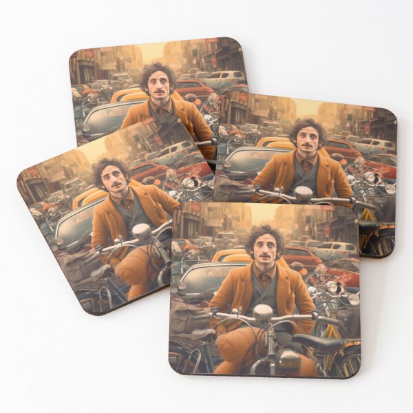 Item preview, actor the french dispatch with bicycle and cars 4 designed and sold by ericpartee.