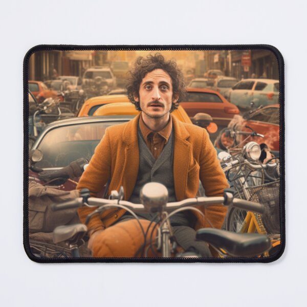 Item preview, actor the french dispatch with bicycle and cars 4 designed and sold by ericpartee.