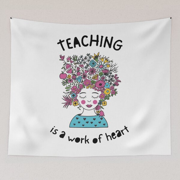 Item preview, Teaching Is A Work Of Heart designed and sold by festivalzone.