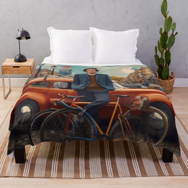 Item preview, actor the french dispatch with bicycle and cars designed and sold by ericpartee.