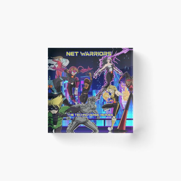 Item preview, Net Warriors -the technoverse heroes designed and sold by Mysteriosshop.