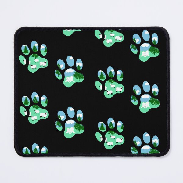 Item preview, Herding Samoyed Paw Prints designed and sold by Justbijou.