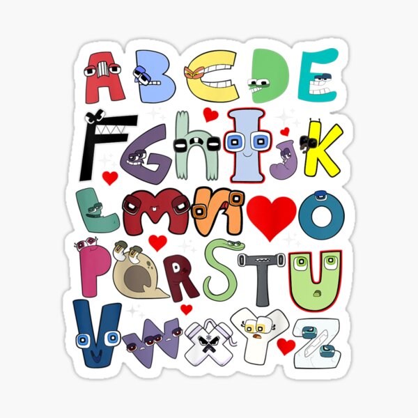 Alphabet Lore A-Z I Love You Letter for Kids Boys and Girls 