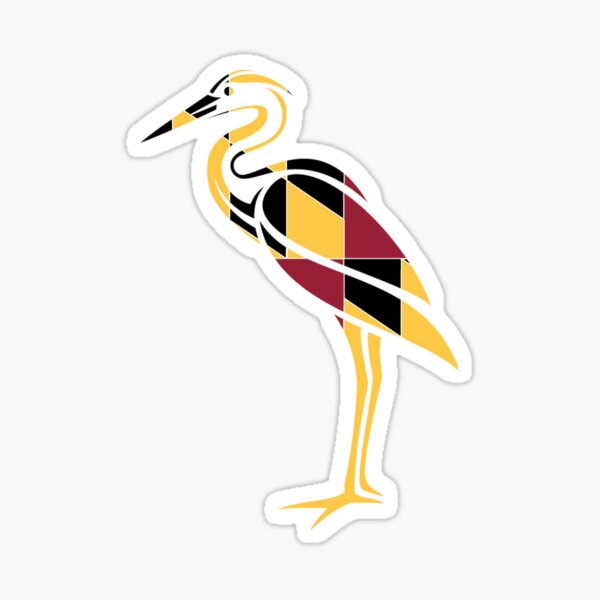 Item preview, Great Blue Heron - Maryland Flag 	 	 designed and sold by wfpbqqvsko97.
