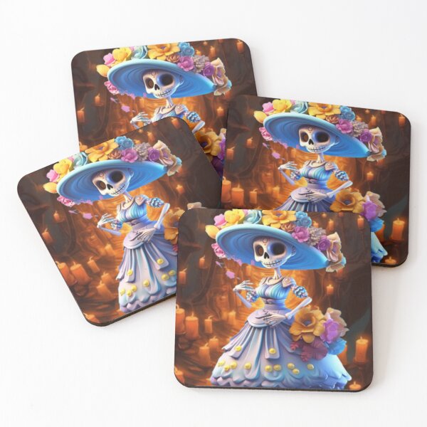 Item preview, Catrina's Journey: A Colorful Pilgrimage Back to MICTLAN with Dazzling Beauty designed and sold by RetroRevivals.