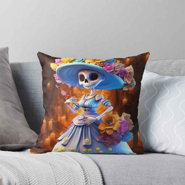 Item preview, Catrina's Journey: A Colorful Pilgrimage Back to MICTLAN with Dazzling Beauty designed and sold by RetroRevivals.