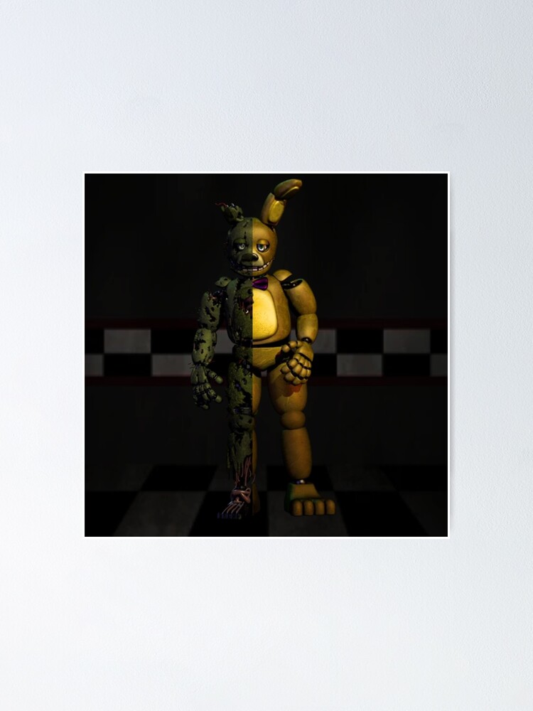 Spring Bonnie (Springtrap) animatronic from Five Nights at Freddy's 3.