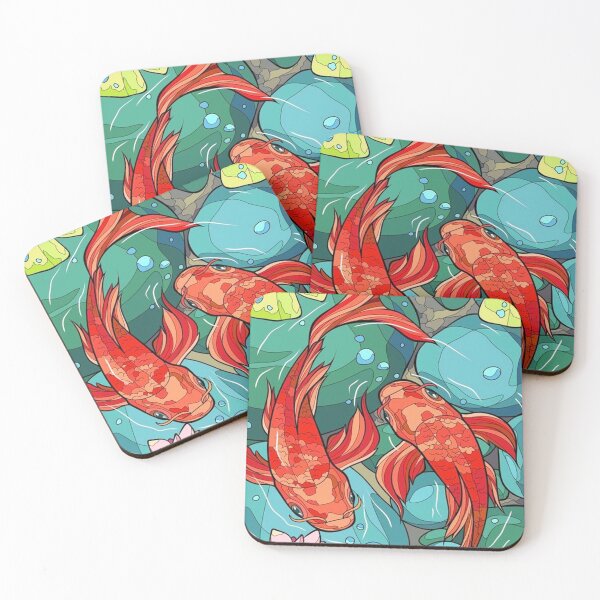 Item preview, twin red fish designed and sold by GarnetThompson.