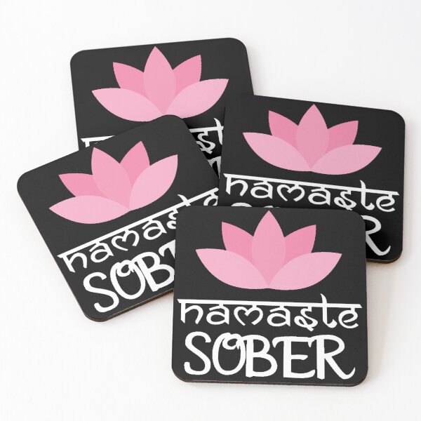 Item preview, Namaste Sober designed and sold by SoberTeeCo.