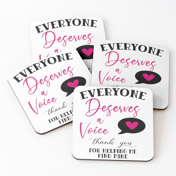 Item preview, Everyone Deserves A Voice Thank You Speech Language Pathologist Gifts For Women Men, Speech Pathology Week Appreciation Gifts For Speech Therapist, SLPA designed and sold by medroc.