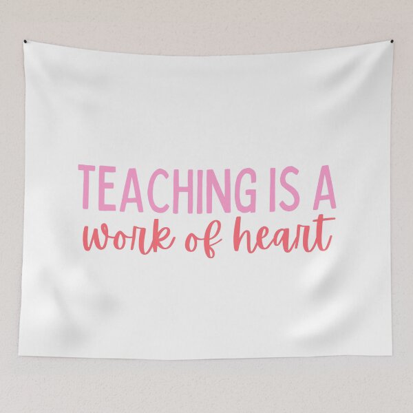 Item preview, Teaching Is A Work Of Heart designed and sold by festivalzone.