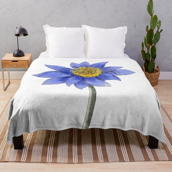 Item preview, Vintage Blue Lotus Flower designed and sold by excelente.