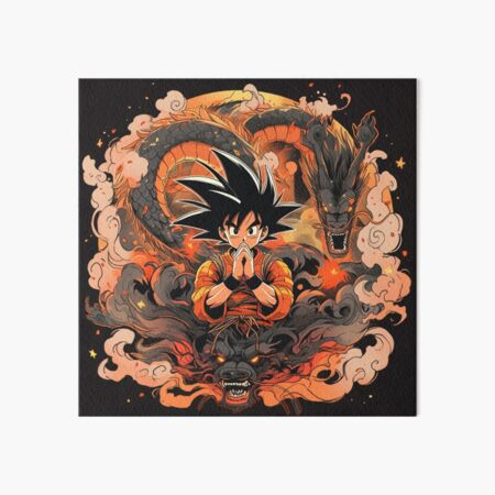 Dragon Ball Son Goku Art Board Print by NameYourWorld