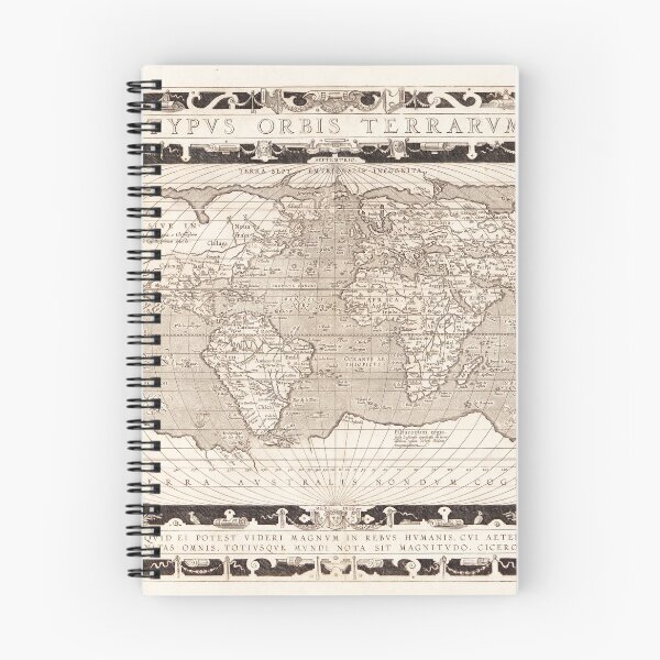 Item preview, Typvs Orbis Terrarvm (World Map) by Abraham Ortelius (1628) designed and sold by allhistory.