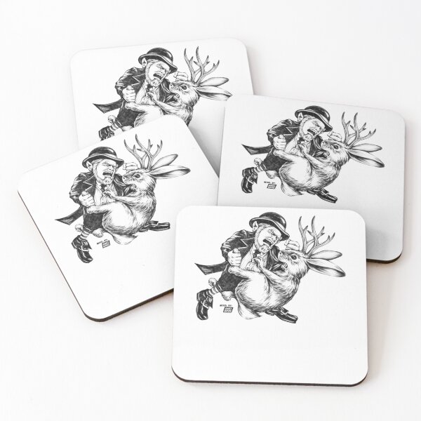 Item preview, Ames Bros Leprechaun vs Jackelope designed and sold by TearlachDenis.